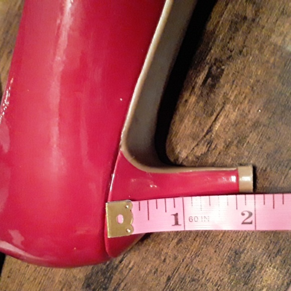 Sexy Red Sz 9 Dream Pairs Kitten Heel Gorgeous Pumps - Picture 6 of 10